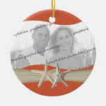 Beach Theme Starfish Photo Ornaments