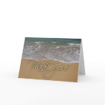 Beach theme Thank You Card