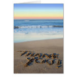 Beach Theme Thank You card