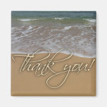 Beach theme Thank You Magnet