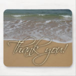 Beach theme Thank You Mouse Pad