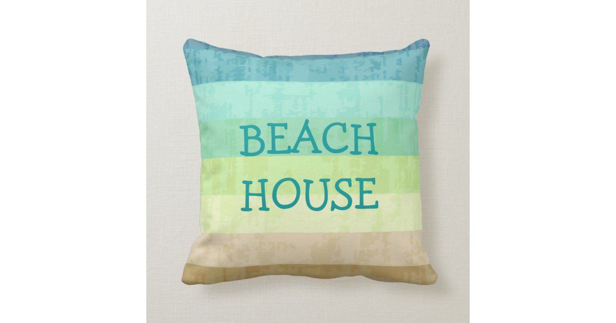 Beach Theme Throw Pillows Zazzle
