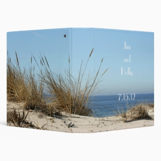 Beach Theme Wedding  Binder