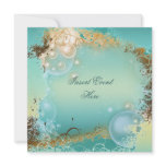 Beach theme wedding - elegant party personalized invites