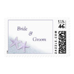 Starfish Beach Theme Wedding Stamps