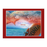 Beach theme wedding tropical cruise invite