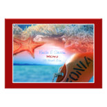 Beach theme wedding tropical cruise invite