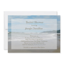 Beach Themed Bridal Shower Invitations