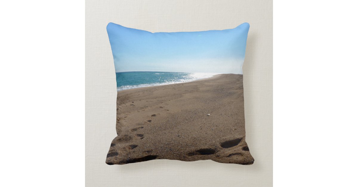 Beach Themed Throw Pillow Zazzle
