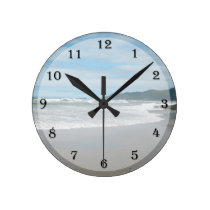 Beach Themed Wall Clock at Zazzle