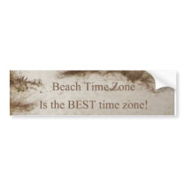 Beach Time Florda Cottage theme Bumper Sticker