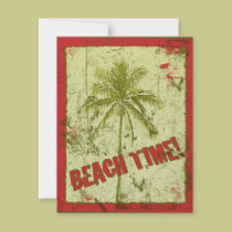 Beach Time! invitations