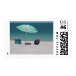 Beach time Is Near Stamp