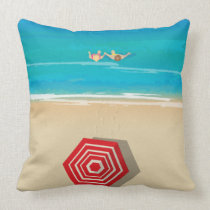 Beach time! pillow