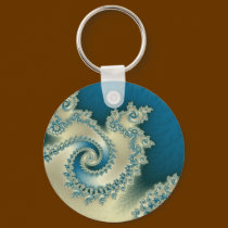 Beach Triple Twirl Keychain