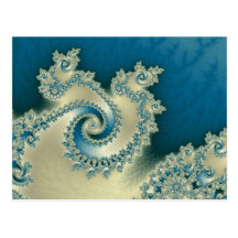 Beach Triple Twirl Postcard