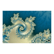 Beach Triple Twirl Poster posters