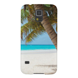Beach tropical palm tree ocean paradise photo galaxy s5 covers