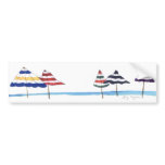 Beach Umbrellas Bumper Sticker