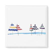 Beach Umbrellas Magnet