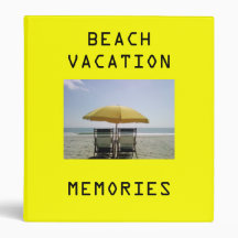 BEACH VACATION MEMORIES BINDER