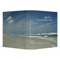 Beach Vacation Plans 1.5" binders by Beachwalker Beach Vacation Plans 1.5" binders