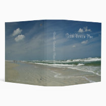 Beach Vacation Plans 2" binders