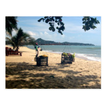 Beach Vendings ... Lamai Beach, Koh Samui Island Post Cards