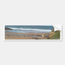Beach View Bumper Sticker