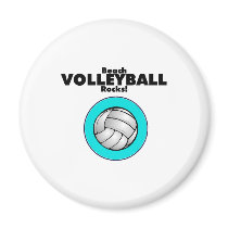 Beach Volley Ball Rocks magnets by TorrDenaIndians Beach Volley Ball Rocks magnets