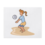 beach volleyball girl flyers