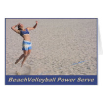 Beach Volleyball Power Serve cards