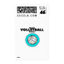 Beach Volleyball Rocks Stamps