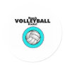 Beach Volleyball Rocks Stickers