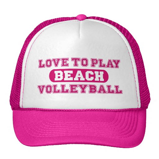 Beach Volleyball Trucker Hat Zazzle