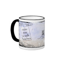 Beach Walk II mugs