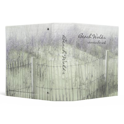 Beach Walks (2") 3 Ring Binders by Beachwalker