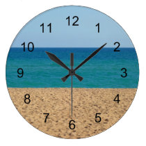 Beach Wall Clock at Zazzle