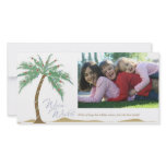 Beach Warm Wishes, Holiday Palm Tree photo cards