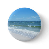 Beach Waves III Pinback Buttons