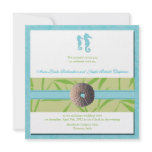 Beach Wedding - Aqua  Blue wedding invites invitations