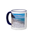 Beach Wedding Backdrop mugs