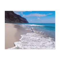 Beach Wedding Backdrop Postcard