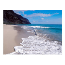 Beach Wedding Backdrop Postcard