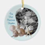 Beach Wedding Christmas Ornaments