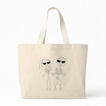 Beach Wedding Couple Bags