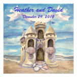 Beach Wedding Custom Invites