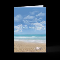 Beach Wedding (customizable) cards