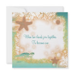 Beach wedding elegant party theme personalized invites
