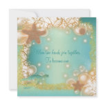 Beach wedding elegant party theme personalized invitation